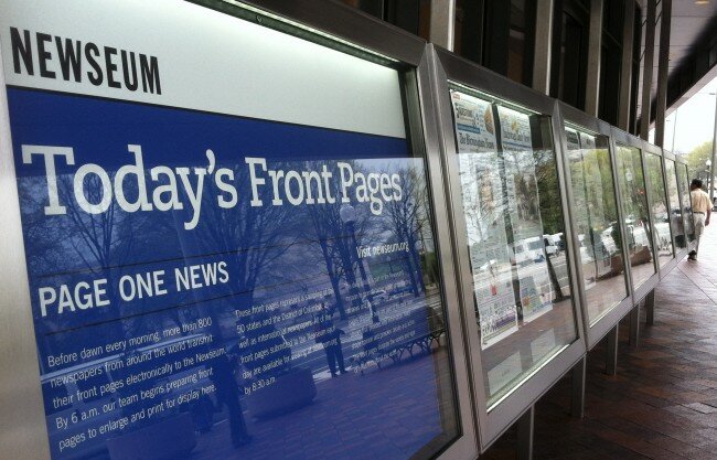 Newseum Front Pages